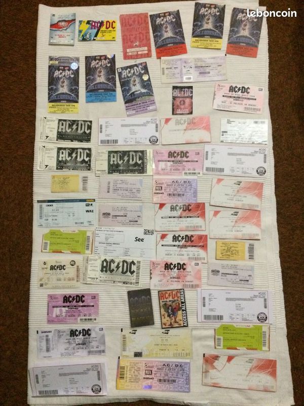 Ticket AC/DC - billet concert - place ACDC - Barcelone Palau Sant Jordi ...