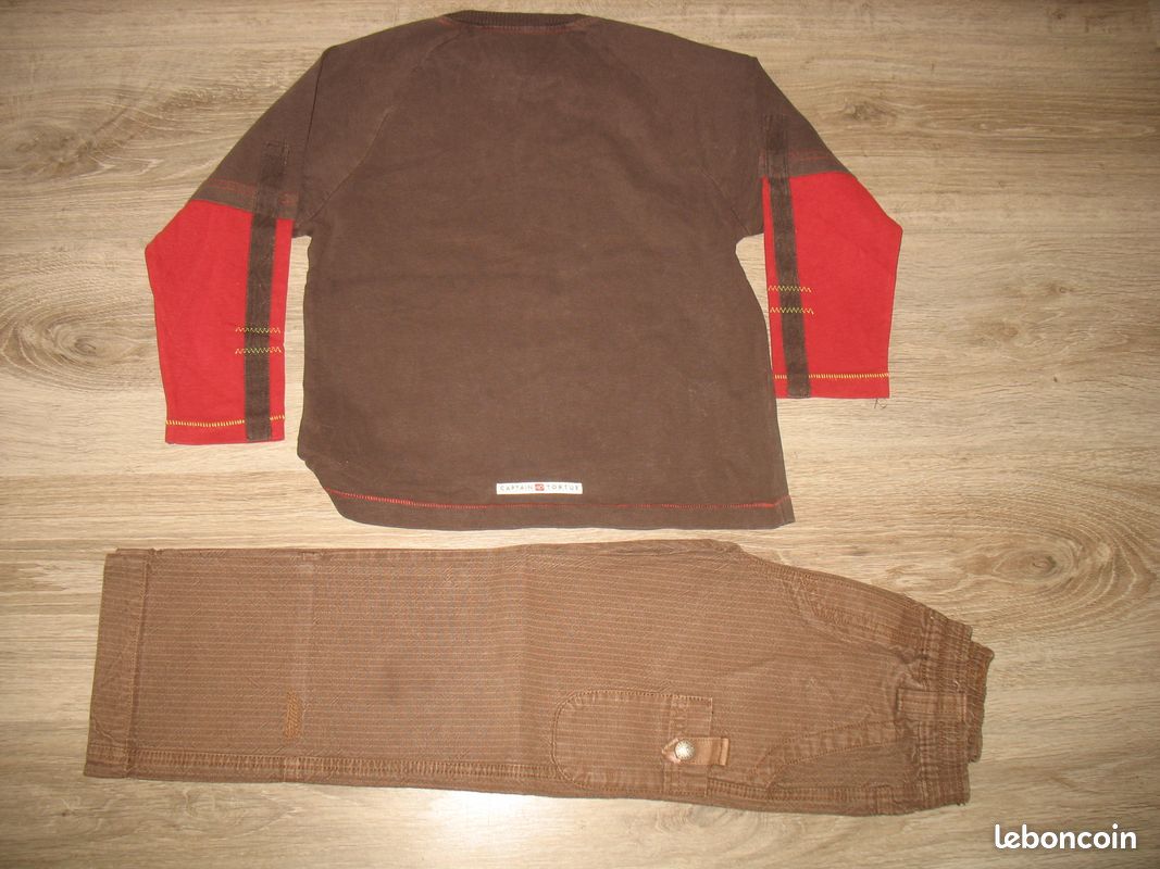 ENSEMBLE PCS GARCON PANTALON TEE SHIRT ML 