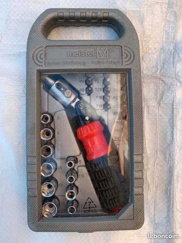 Coffret 30 pièces tournevis porte embouts et embouts MEISTER (image 2)