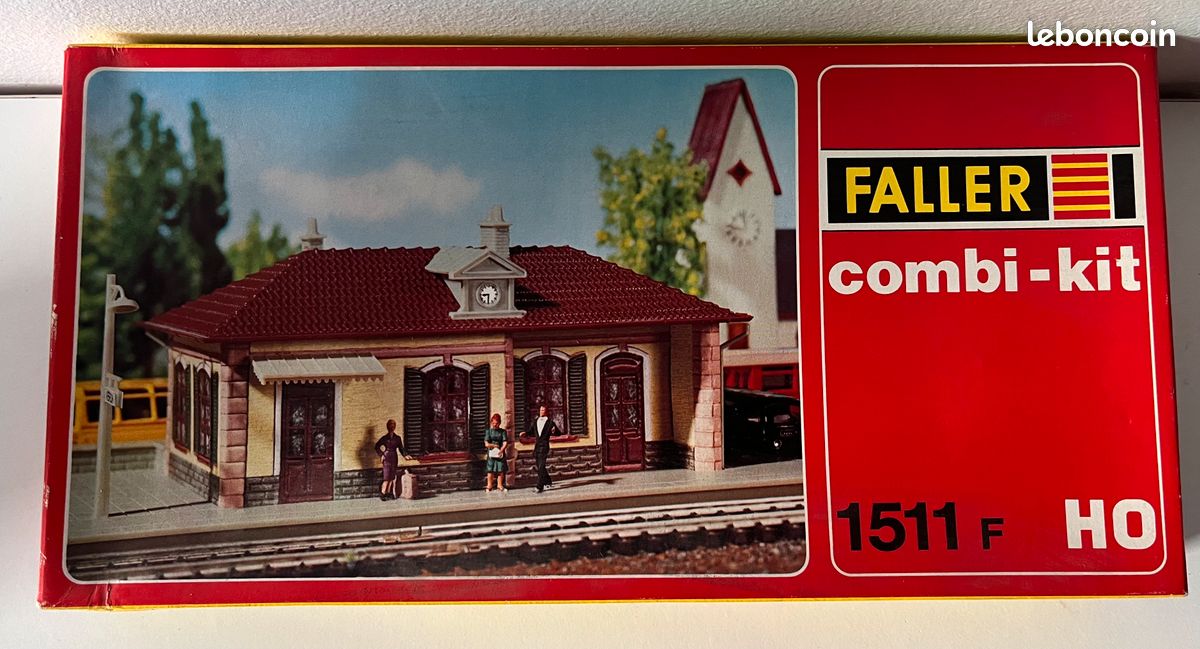 FALLER 110160 HO 1/87 Gare suédoise - Swedish railway station