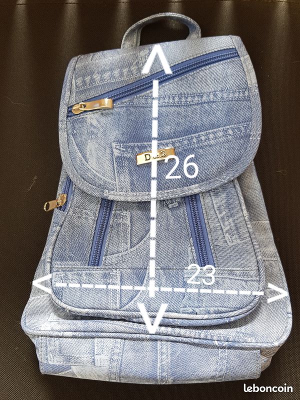 Sac à dos D & S bleu neuf (image 1)