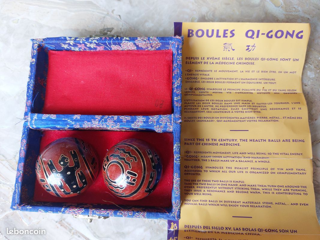 Coffret de boules de Qi Gong musicale