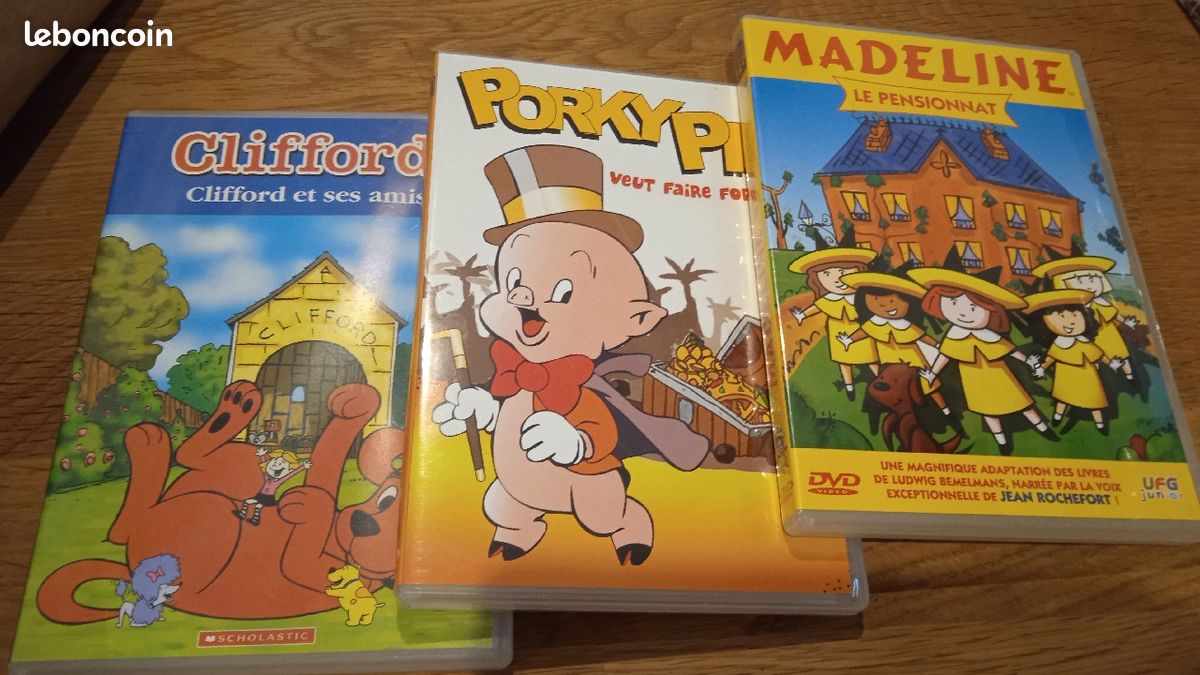 DVD film et dessins animés Mickey, oui oui, T'choupi, Rio, Schtroumpfs, ect (image 2)