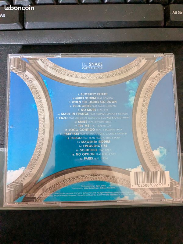 DJ Snake - Carte Blance Album CD (image 4)
