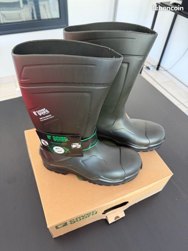 Bottes de sécurité Coverguard DRY’PU ENERGY S5 – Pointure 45 – Neuves (image 1)