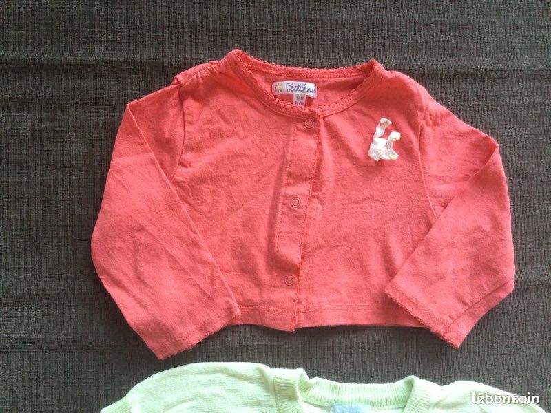 Lot de 2 gilets 12 mois (image 2)