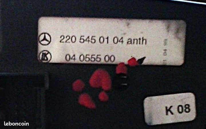 Mercedes W220 - Interrupteur feux et lave-phares (image 3)