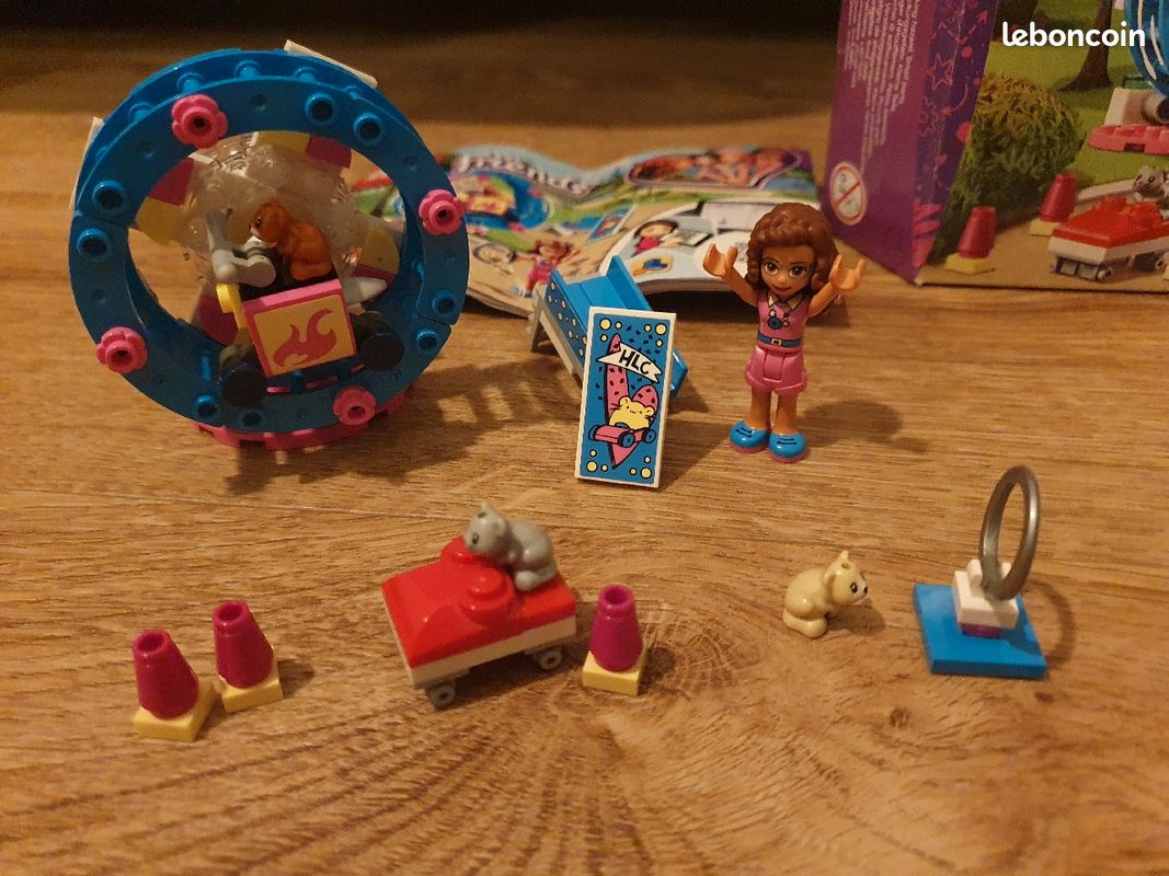 Lego friends Olivia roue a hamsters 41383 (image 3)