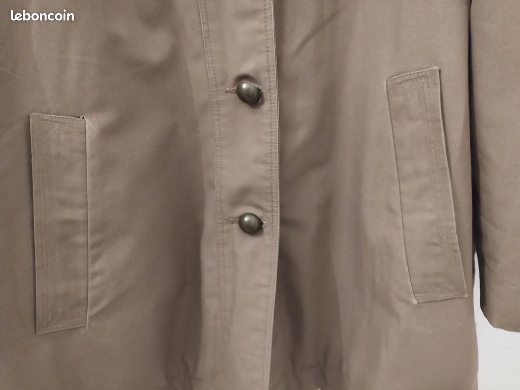 Trench / imperméable taupe (image 3)