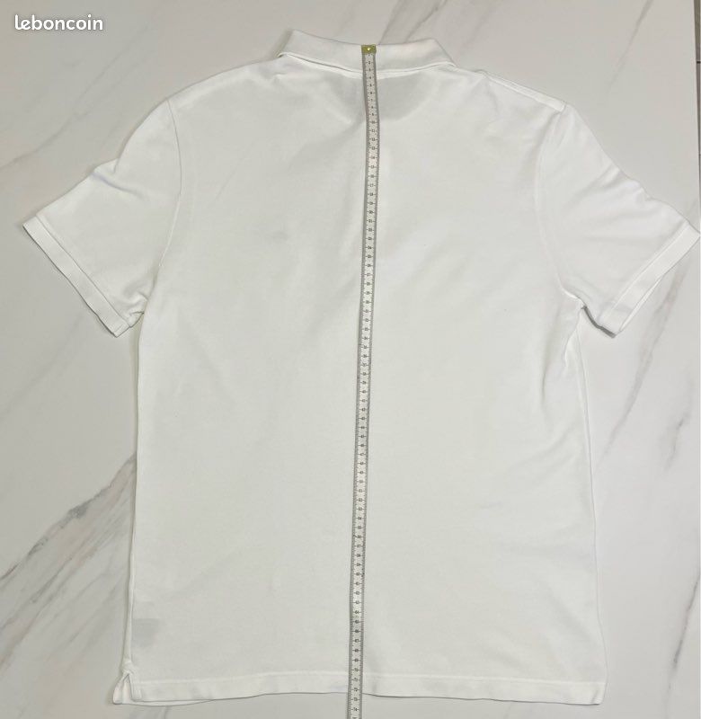 Polo Lacoste Slim Fit Blanc Taille L (image 6)