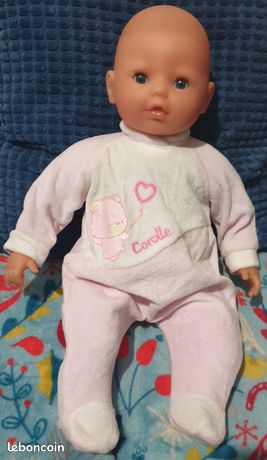 doudou bébé poupée Baby Pouce rose COROLLE 2000