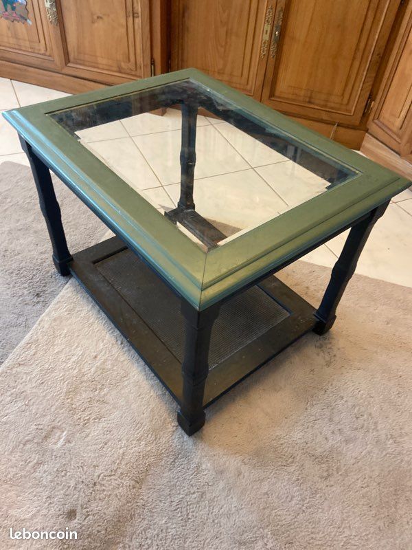 Table basse vitrée (image 1)