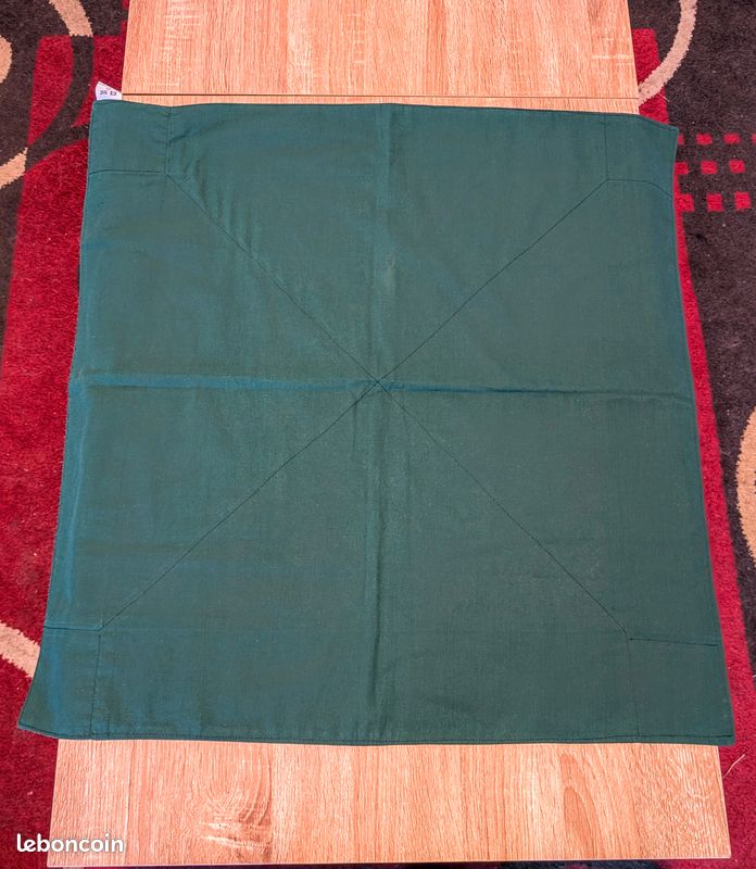 Nappe carrée pour table basse - déco de Noël, fait main, nappe de fête (image 2)
