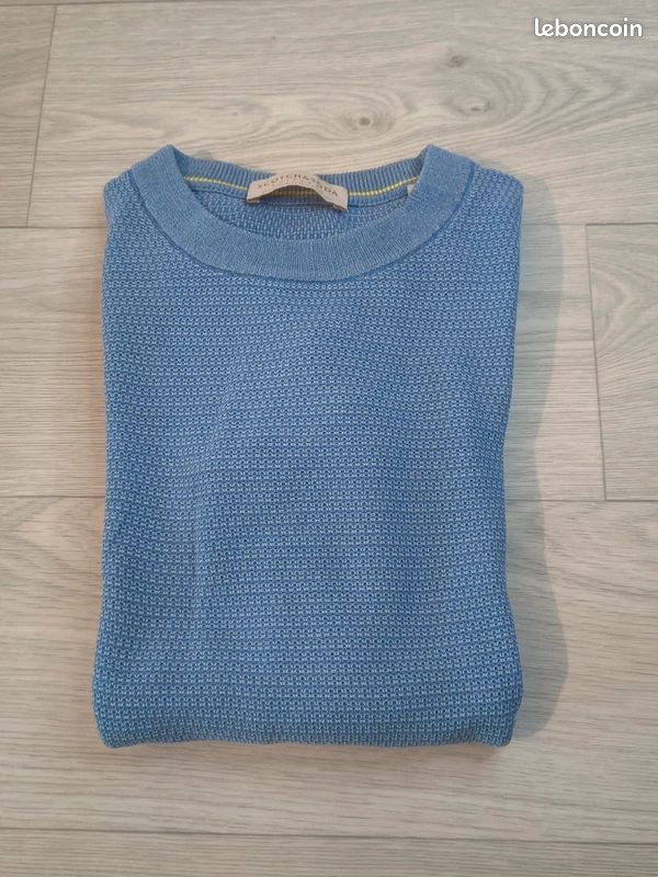 Pull homme Scotch and Soda | Taille S | bleu (image 1)