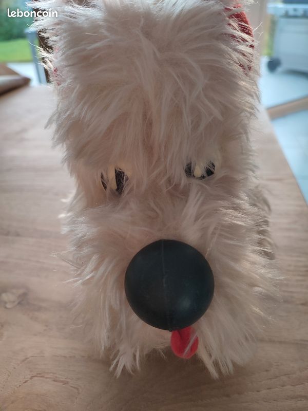 Ravissant Jouet Ancien à tirer peluche qui pédale !! Voir
