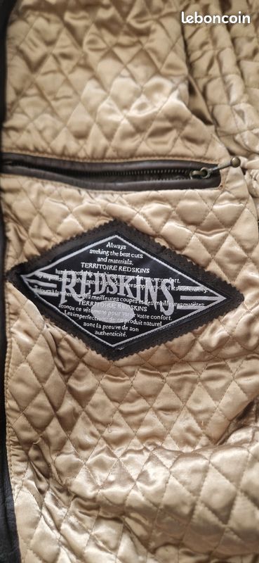 Blouson cuir Redskins vintage (image 6)