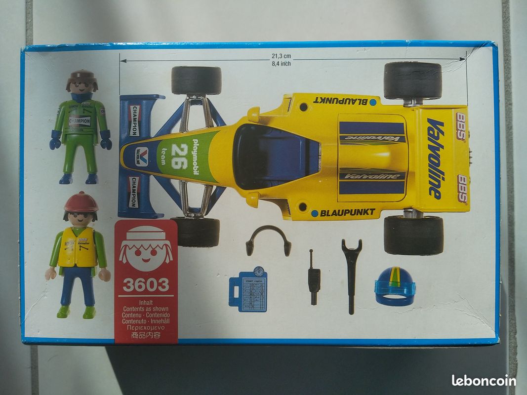 Figurine PLAYMOBIL Vintage - Manager F1 Du Set 'City Racers' 3289 (2002), Pièce Seule Occasion Bon état