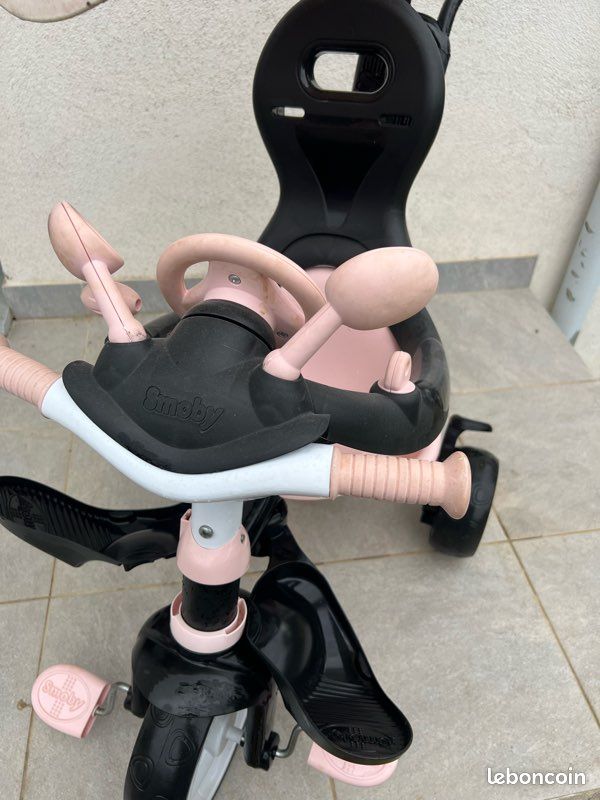 Tricycle Smoby rose (image 3)