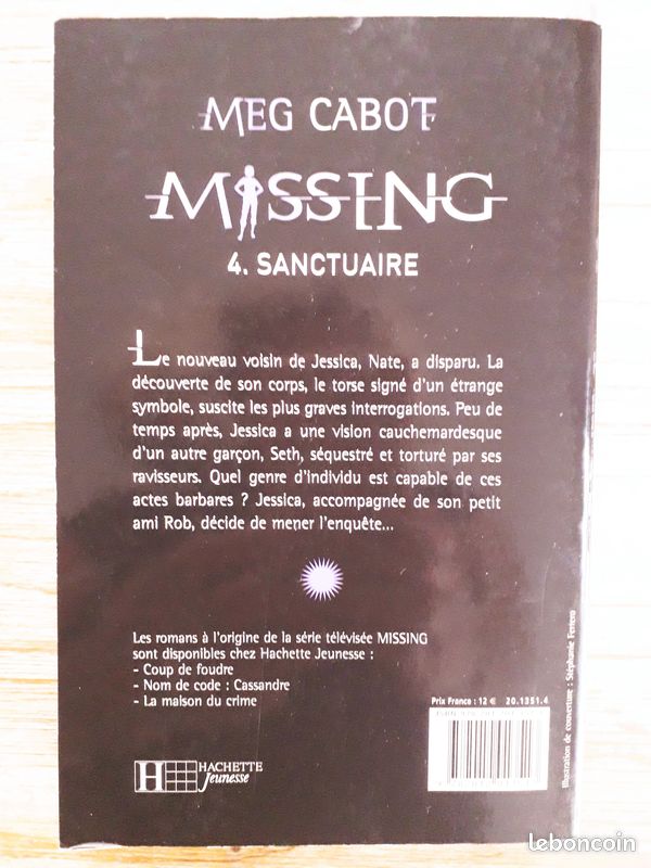 Lot de 4 romans "Missing" : tomes 1- 2- 3 et 4, Meg Cabot, 12 ans et + (image 4)