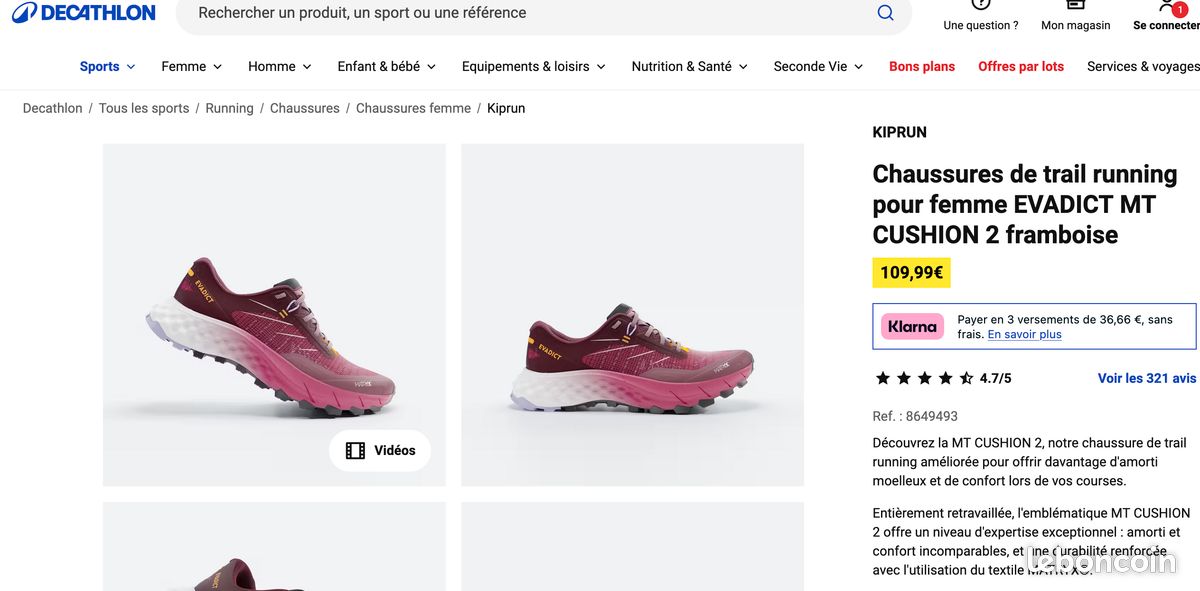 Evadict Mt Cushion Chaussure De Trail Decathlon Chaussures De