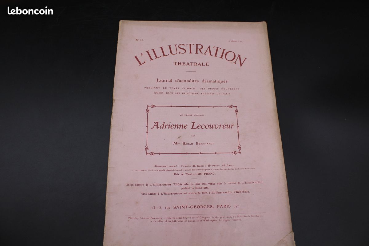 L illustration theatral 1907 (image 1)