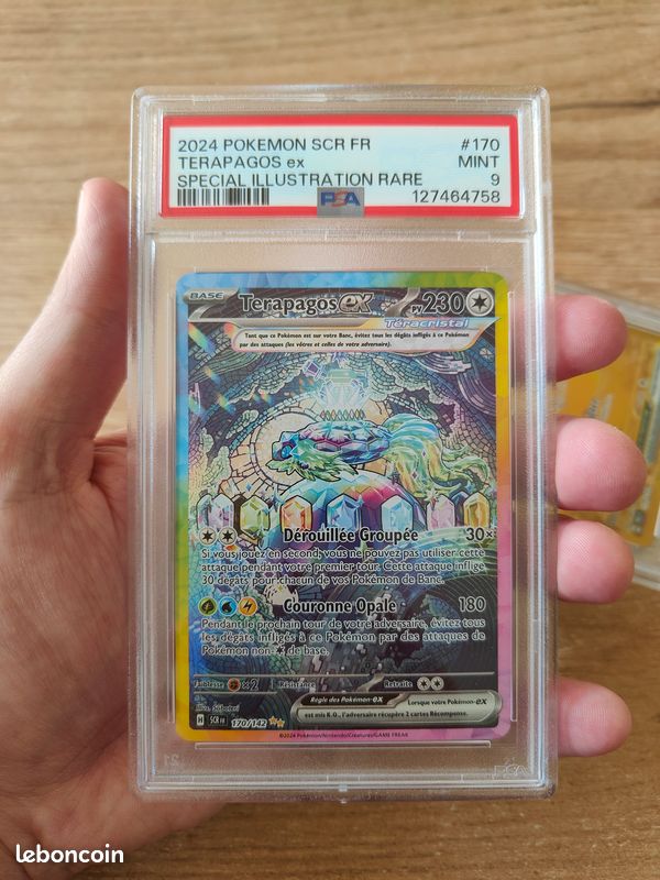 Terapagos ex 170/142 PSA 9 | Pokmon EV07 : Couronne Stellaire - FR -  Collection