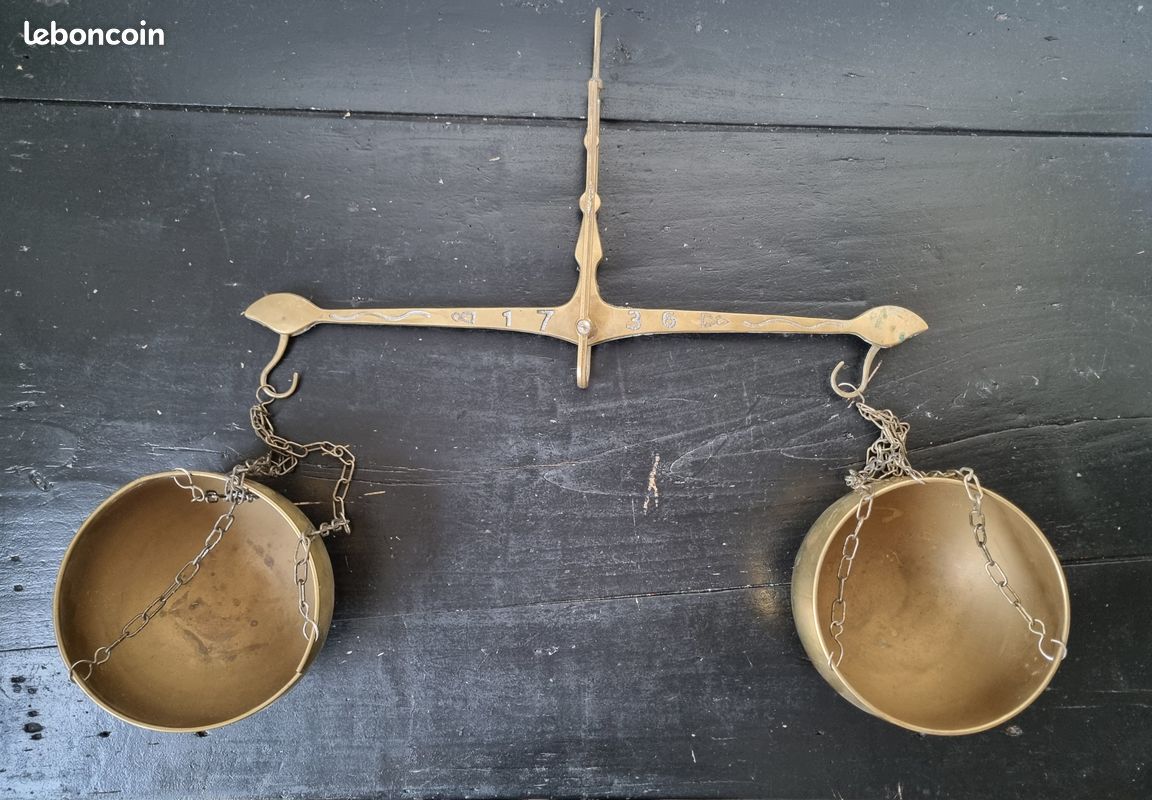 Ancienne Balance De Pêche Suspendue En Laiton CHATILLON NY - Modèle IN-50, USA