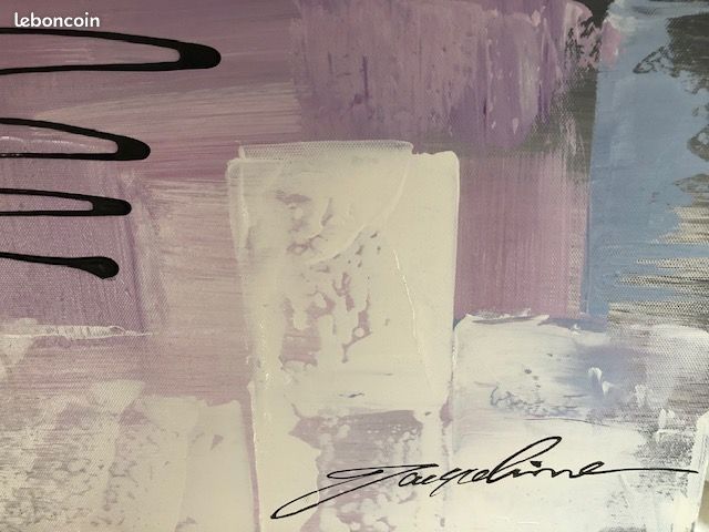 Tableau Triptyque abstrait (image 5)
