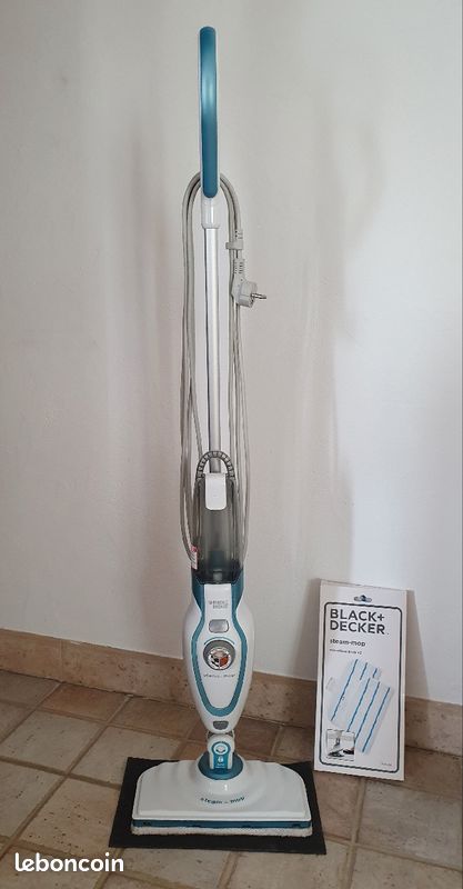 Balai vapeur black et Decker Steam Mop + 2 recharges neuves (image 1)