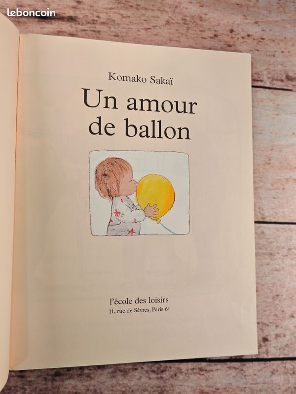Ouvrage, Un amour de ballon, Komako Sakaï, école des Loisirs (image 2)