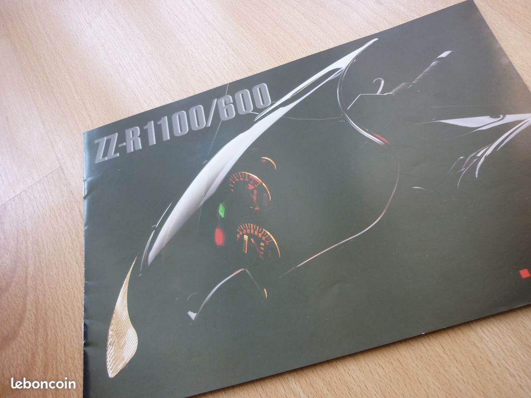Prospectus KAWASAKI ZZ-R 1100 & 600 de 1991 à 18 euros (image 1)