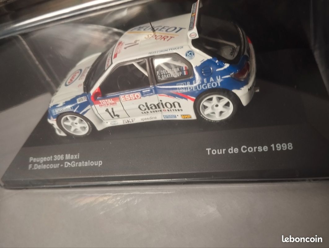 1/43 Peugeot 306 Maxi Esso Ultron Tour De Corse Rallye de