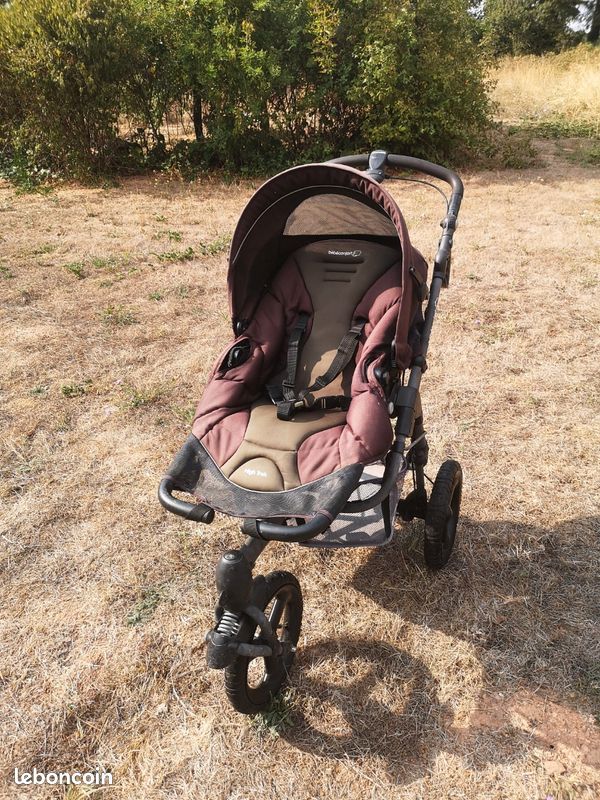 Pack poussette complet tout terrain 3 en 1 bébé confort high trek (image 2)