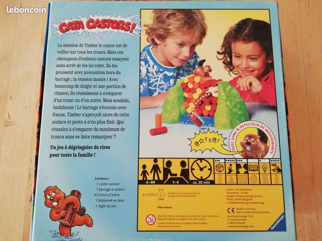 Cata Castors de Ravensburger en excellent état (image 3)