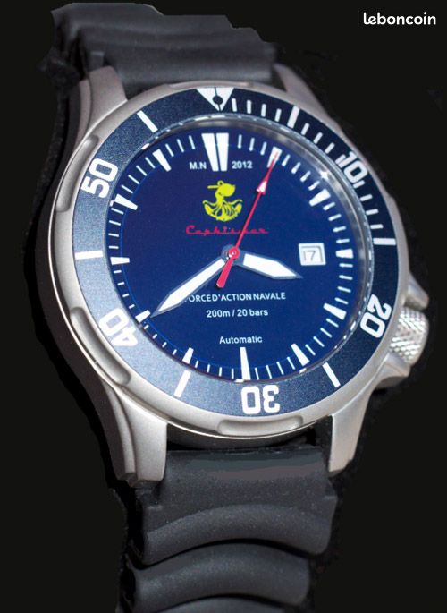 Montre de plongée militaire Cephismer 200 - Dolphin Watches (image 1)