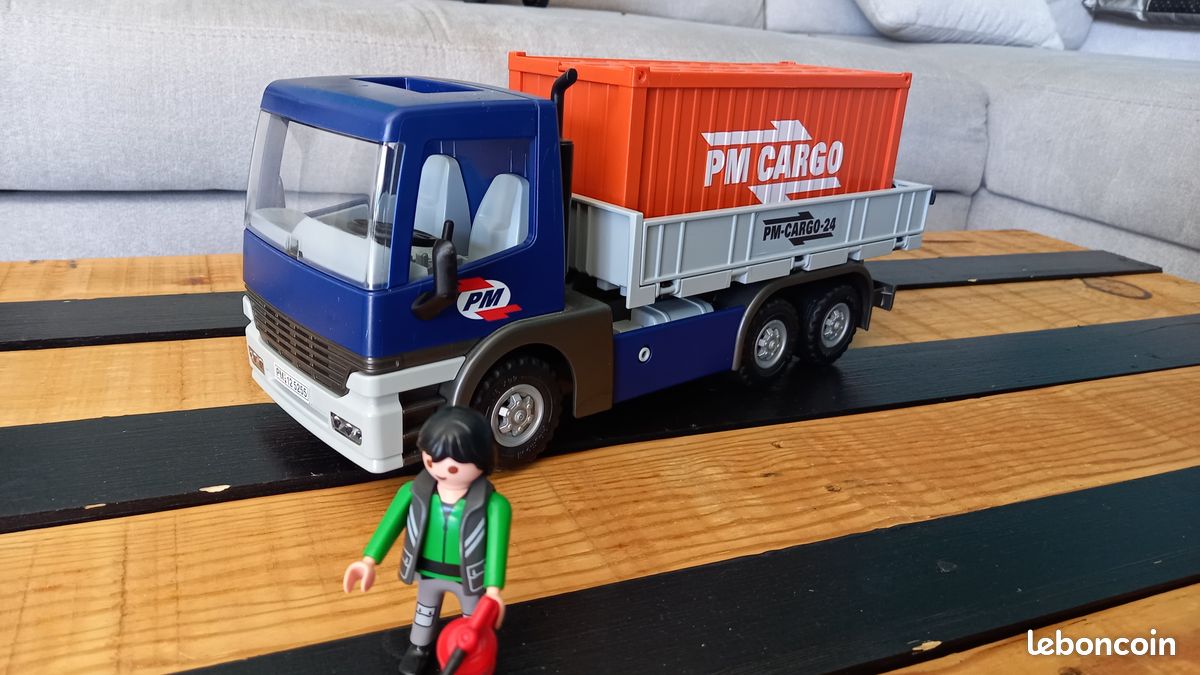 Playmobil City Action 5255 - Camion porte-conteneurs (image 1)