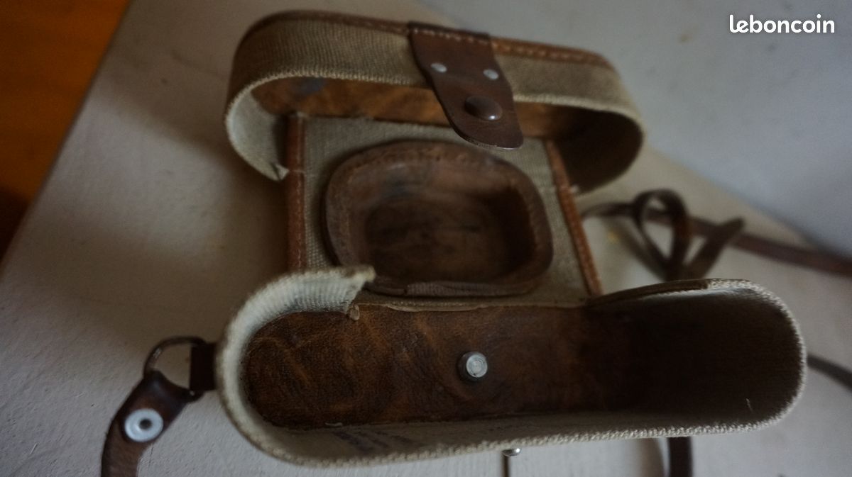 Foca, rare étui toile et cuir original 1947 aen bel état (image 6)