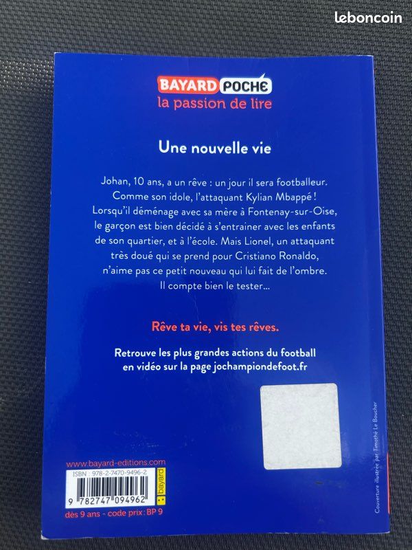Livre Jo champion de foot - Une nouvelle vie (image 2)