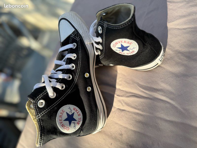 Converse Sneakers Converse Noir Femme 38 Baskets Converse Chuck