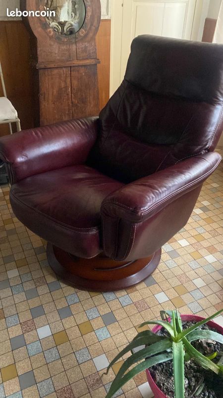 Fauteuil en cuir (image 2)