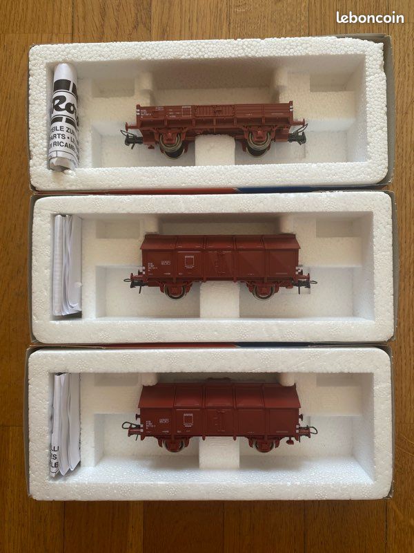 Lot De Wagons Roco époque II - Modélisme Ferroviaire (HO 04057A) En Très Bon état