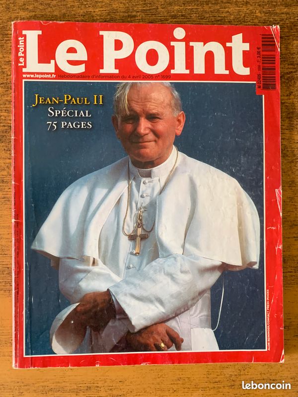 Magazine le point jean paul ii avril 2005 (image 1)