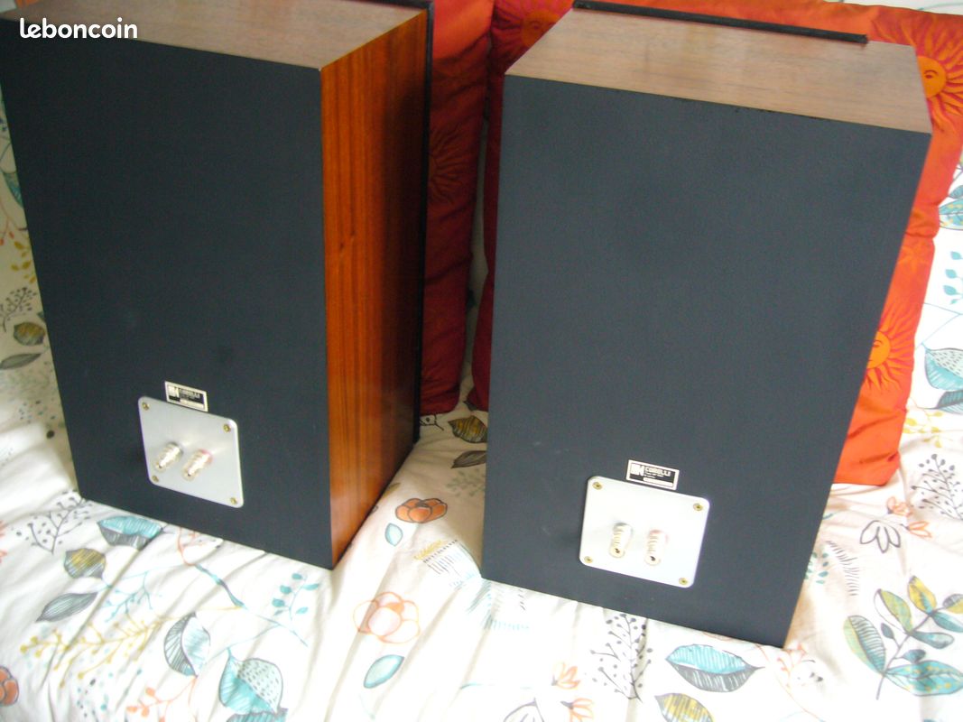 PAIRE D'ENCEINTES HAUT Parleur Kef Calinda Sp 1053 / Vintage Speakers EUR 399,00 - FR