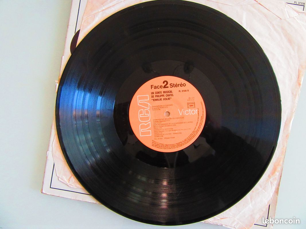 Disque vinyle emilie jolie (image 3)
