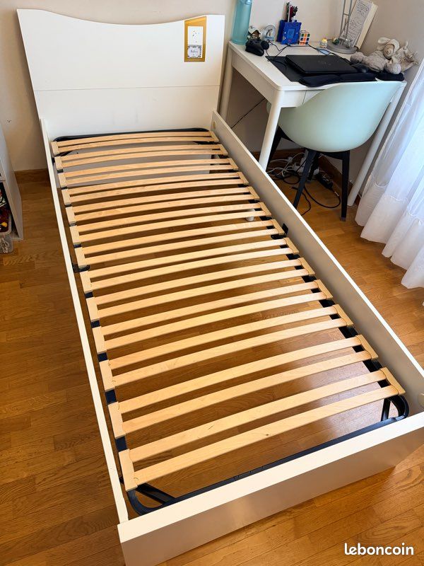 Chambre Gautier Modèle Tatoo – Lot De 3 Meubles : Lit, Dressing, Table De Nuit