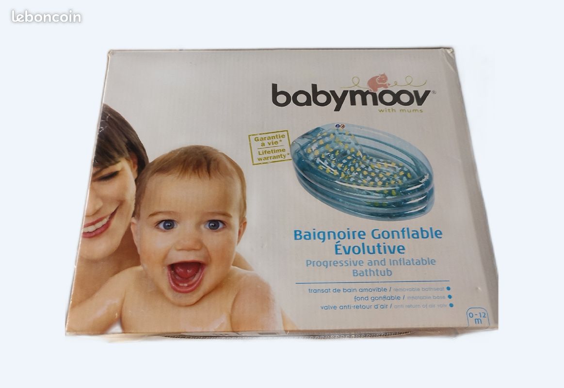 Babymoov Baignoire Gonflable Évolutive Aqua pour enfant 