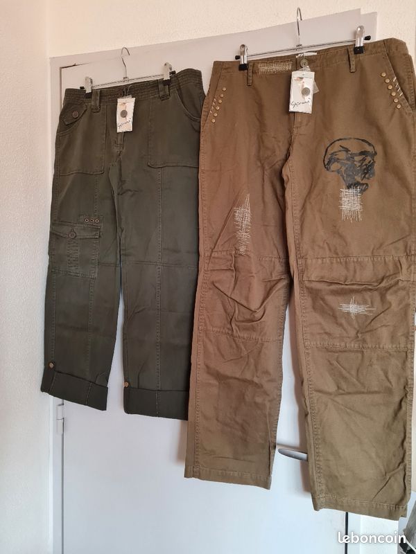 Lot De 7 Pantalons Femme – Taille 36/38, Neufs Sans étiquettes, Idéal Revendeurs
