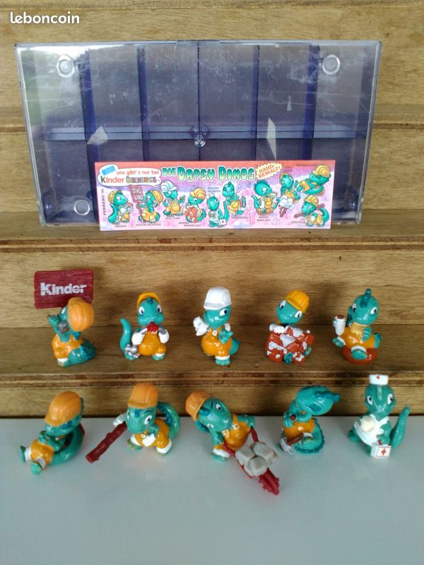 SERIE KINDER DROLLY DINOS + boite + 1 bpz FANKDR (image 3)