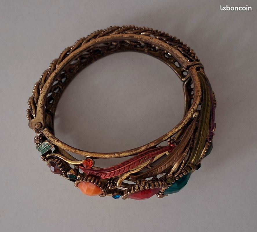 Bracelet Vintage en Maille Grain de Riz