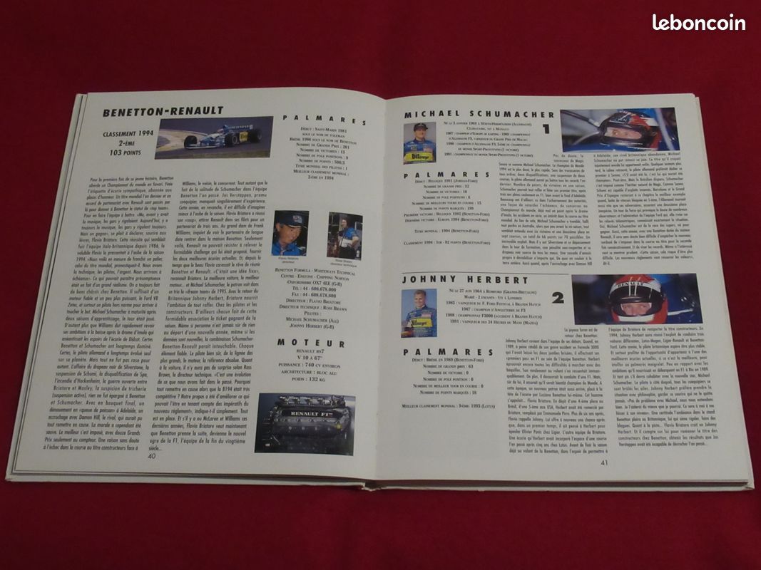 Tout sur la Formule 1 en 1995 / COMME NEUF (image 7)